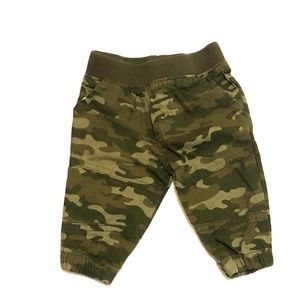 camo cargo 0-3 month pants
